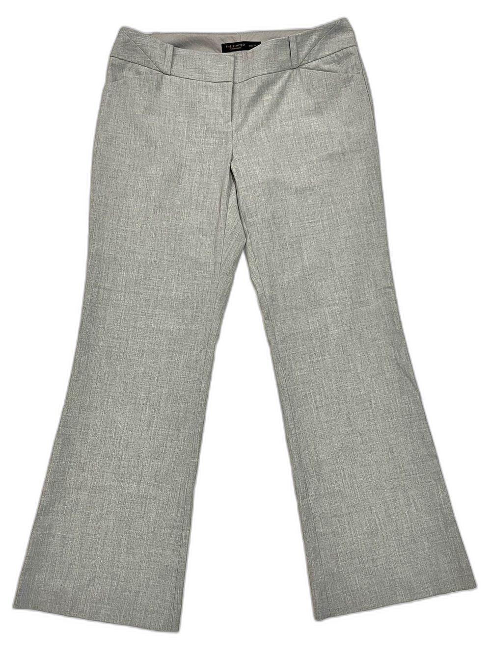 The Limited Collection Drew Fit Light Gray Dress Polyester Blend Pants Women’s 4